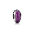 Charm Separador Cristal Morado Facetado S925 ALE