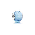 Charm Separador Cristal Azul Facetado