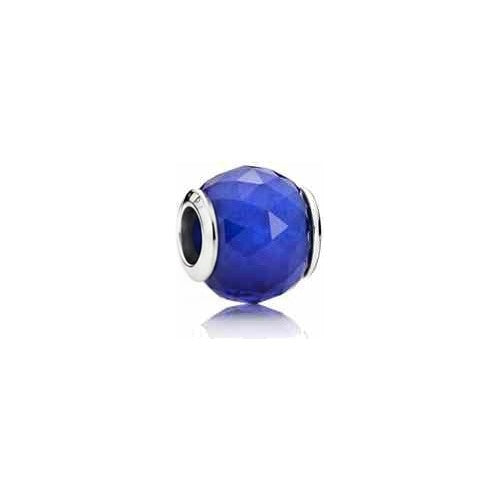 Charm Separador Azul Facetado