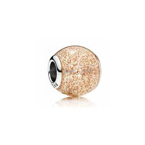 Charm Separador Cristal Rose Glitter