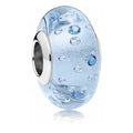 Charm Separador Cristal Burbujas Celeste