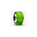 Charm Separador Cristal Verde tipo Esmeralda