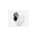 Charm Separador Cristal Blanco con Corona Grabada