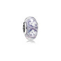 Charm Separador Cristal Flores Lilas