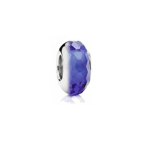 Charm Separador Cristal Azul Degradado