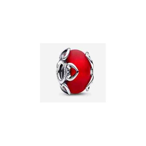 Charm Separador Corazones Rojos Cristal