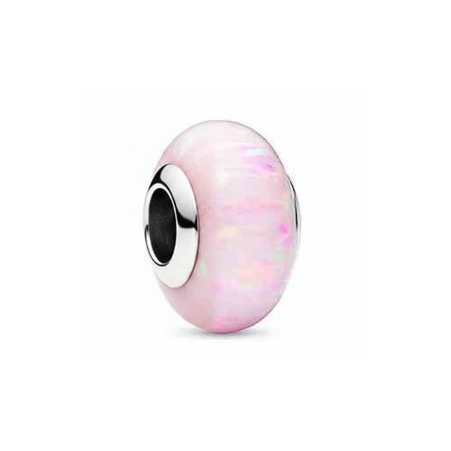 Charm Separador Cristal Rosa tipo Opalo