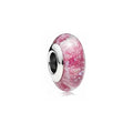 Charm Separador Cristal Rosa Brillante