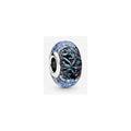 Charm Separador Cristal Azul Florecido