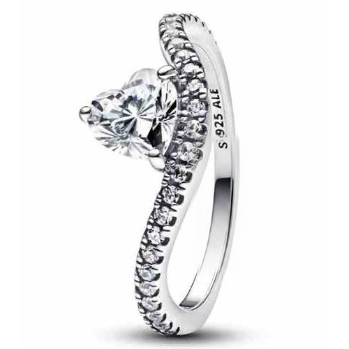 Anillo Corazón Brillante