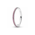 Anillo Eternidad Rosa Cubic Zirconia
