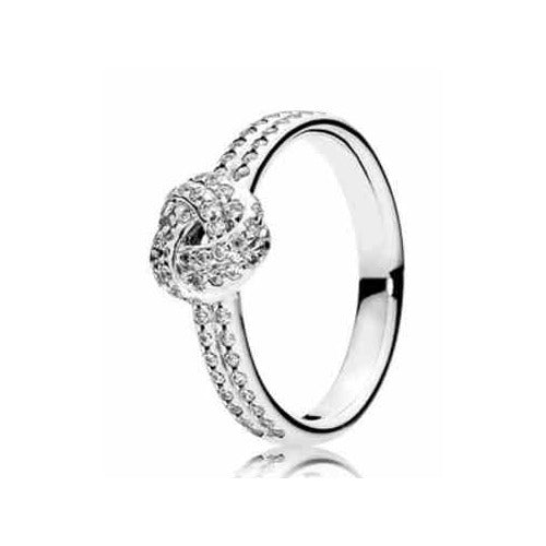 Anillo Nudo Infinito Brillante