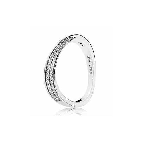 Anillo Tiara Radiante Pavé