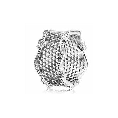 Charm Corazones Entrelazados y Puntos Brillantes