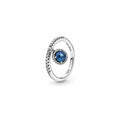 Anillo Tipo Pan Sparkle Halo Azul