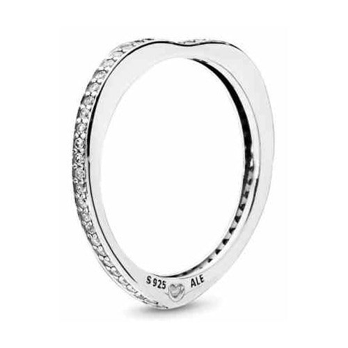 Anillo Corazón Radiante Plata S925 ALE
