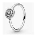 Anillo Glamour Circular Brillante