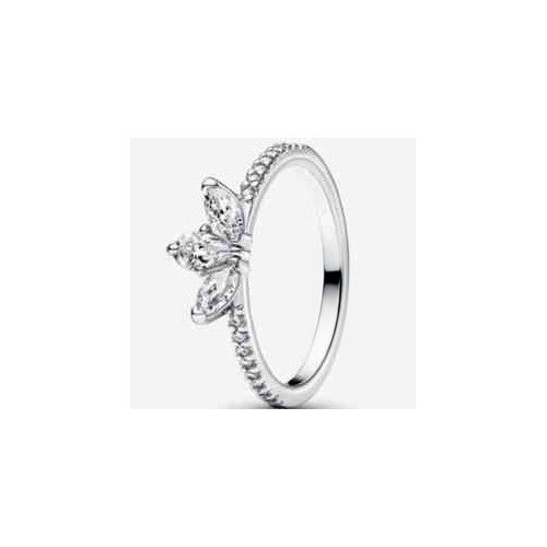 Anillo Flor de Cristal Brillante