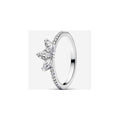 Anillo Flor de Cristal Brillante