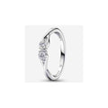 Anillo Tipo Pan Sparkle Entrelazado Doble
