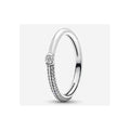 Anillo Brillante Pave con Zirconia
