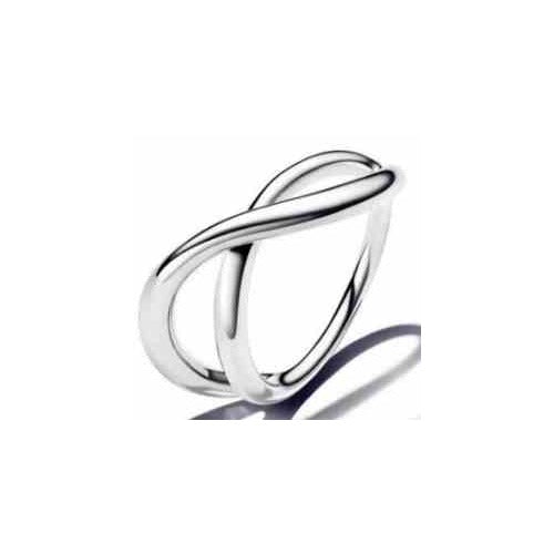 Anillo Infinito Entrelazado Plata 925