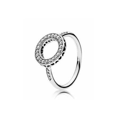 Anillo Círculo Radiante con Circonitas