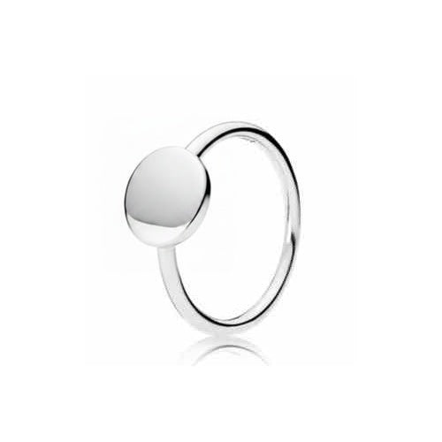 Anillo Plata Círculo Minimalista
