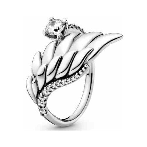 Anillo Alas de Ángel Brillantes
