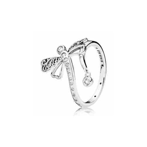 Anillo Tipo Pan "Dragonfly Sparkle"