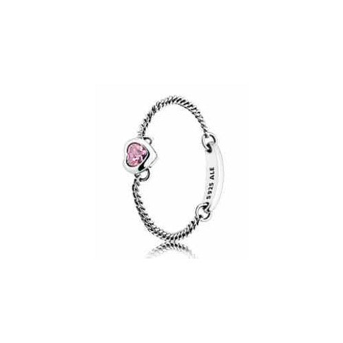 Anillo Corazón Rosa Tipo Pan 5925 ALE