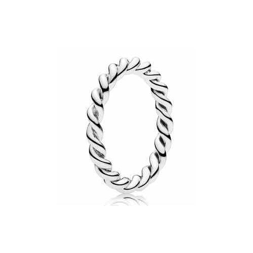 Anillo Trenzado Plateado