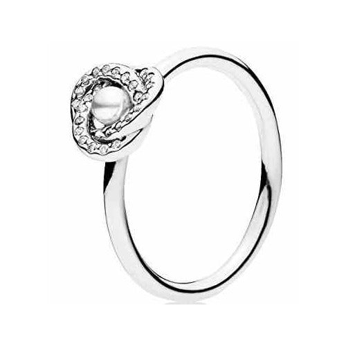 Anillo Infinito con Perla y Circonitas