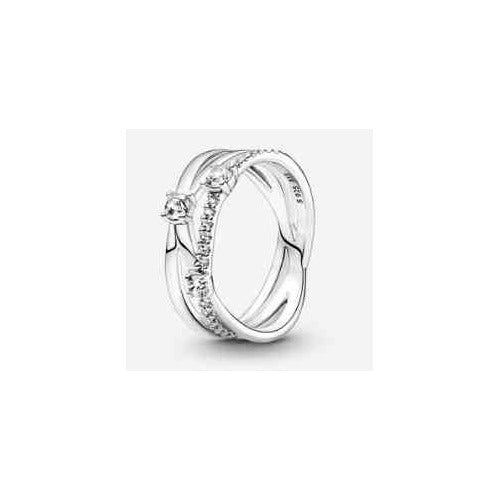 Anillo Nudo Infinito con Cristales