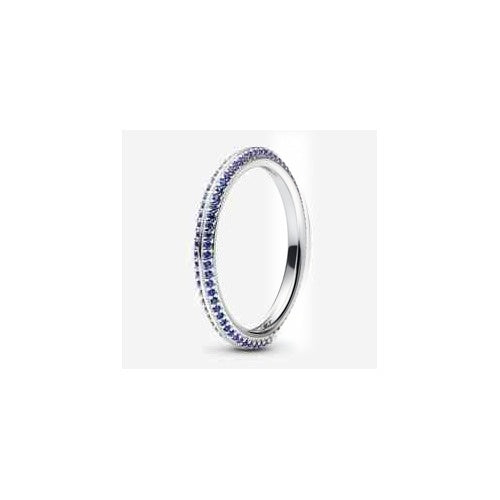 Anillo Doble con Circonita Púrpura