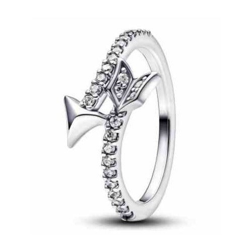 Anillo Flecha Celestial con Circonitas