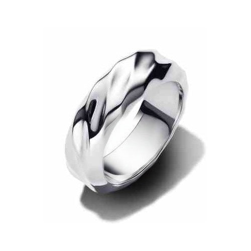 Anillo de Plata martillada