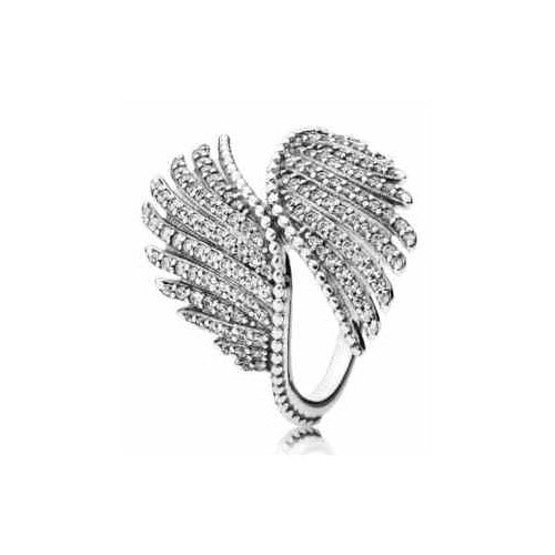 Anillo Alas de Ángel Brillante