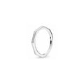 Anillo Plata Destellos Geométricos