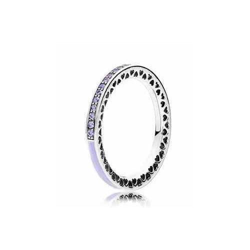 Anillo Corazones Lilas Lilac Hearts