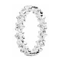 Anillo de Estrellas Brillantes en Plata