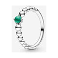 Anillo Aurora Boreal Esfera Verde