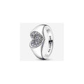 Anillo Corazón "All For Love" Pavonado
