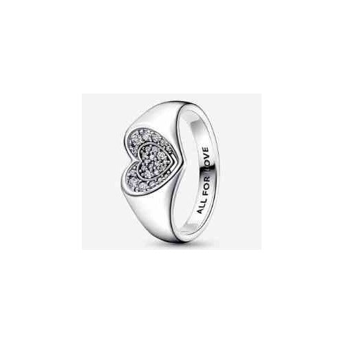 Anillo Corazón "All For Love" Pavonado