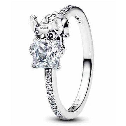 Anillo Stitch con Cubic Zirconia