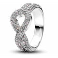 Anillo Infinito Pavé de Circonitas
