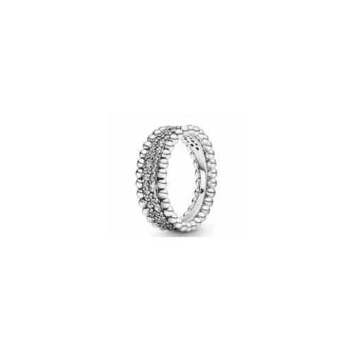 Anillo Triple Minimalista con Detalles.