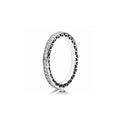 Anillo Eternidad Corazones Brillantes