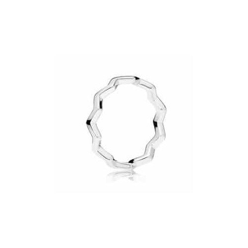 Anillo Ondulado Plata 925