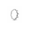Anillo Ramas y Hojas Plateado